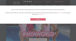 Desktop Screenshot of mya.co.uk
